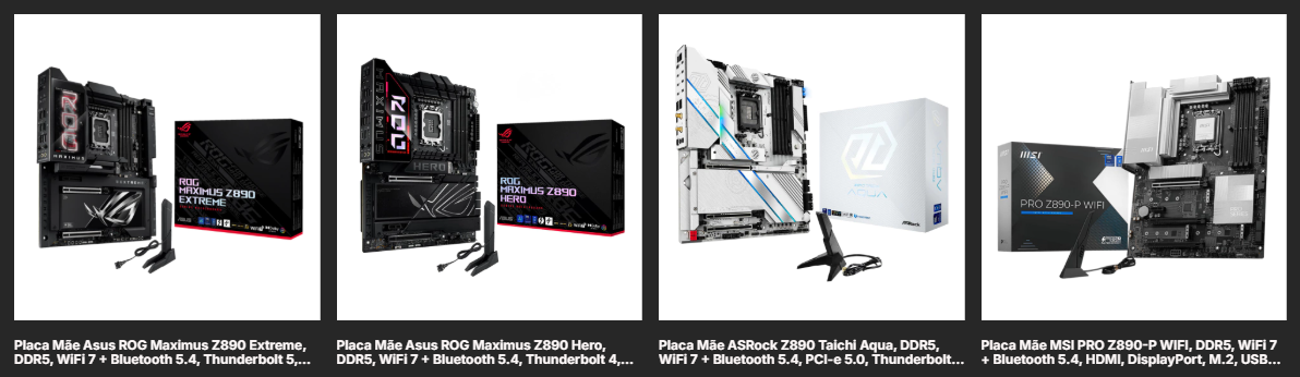 placa mãe intel lga 1851 z890