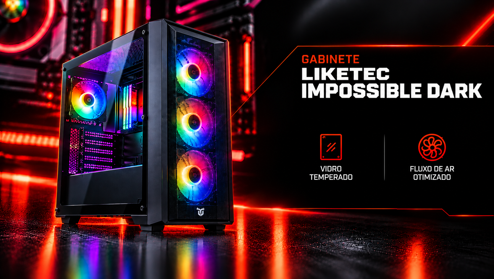 Gabinete Liketec Impossible Dark