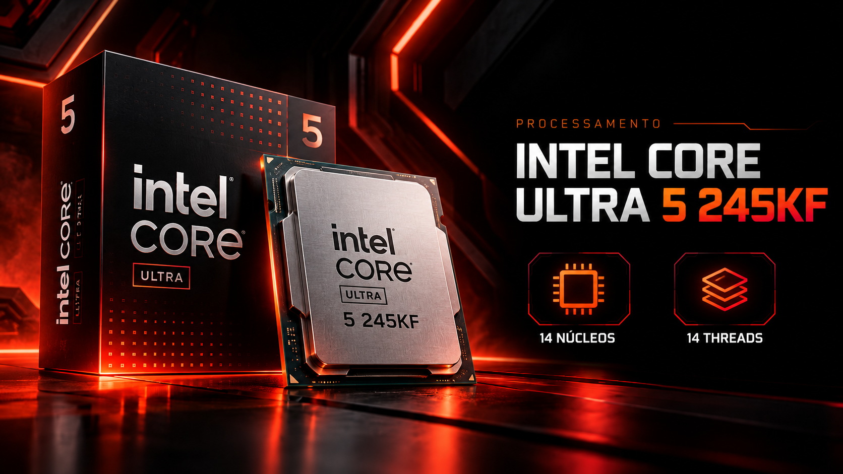 Processador Intel Core Ultra 5 245KF