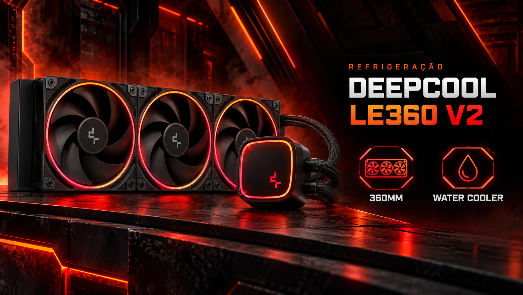 Water Cooler DeepCool LE360 V2 Preto