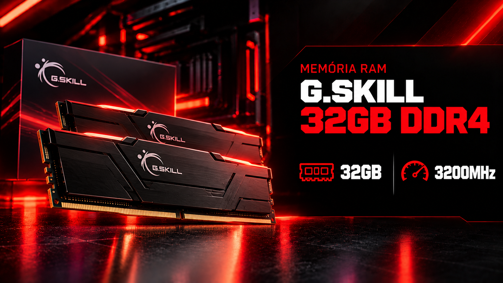 Memória G.Skill 32GB DDR4 3200MHz