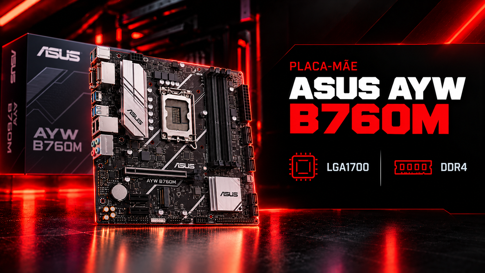 Placa-mãe ASUS AYW B760M
