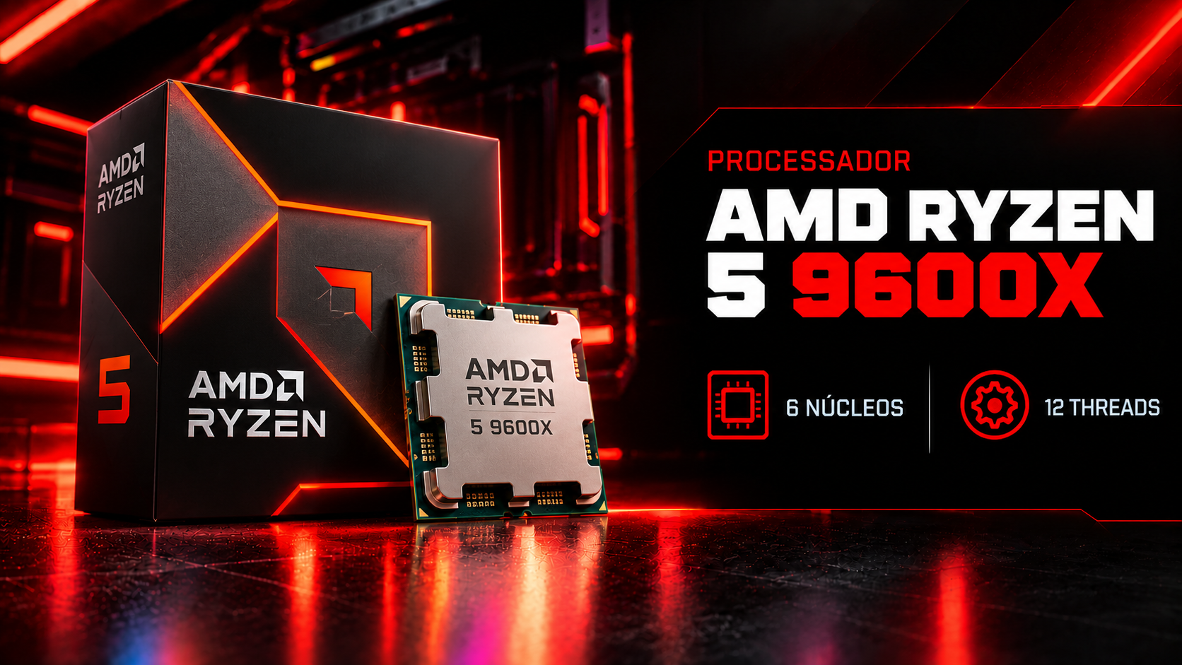 Processador AMD Ryzen 5 9600X