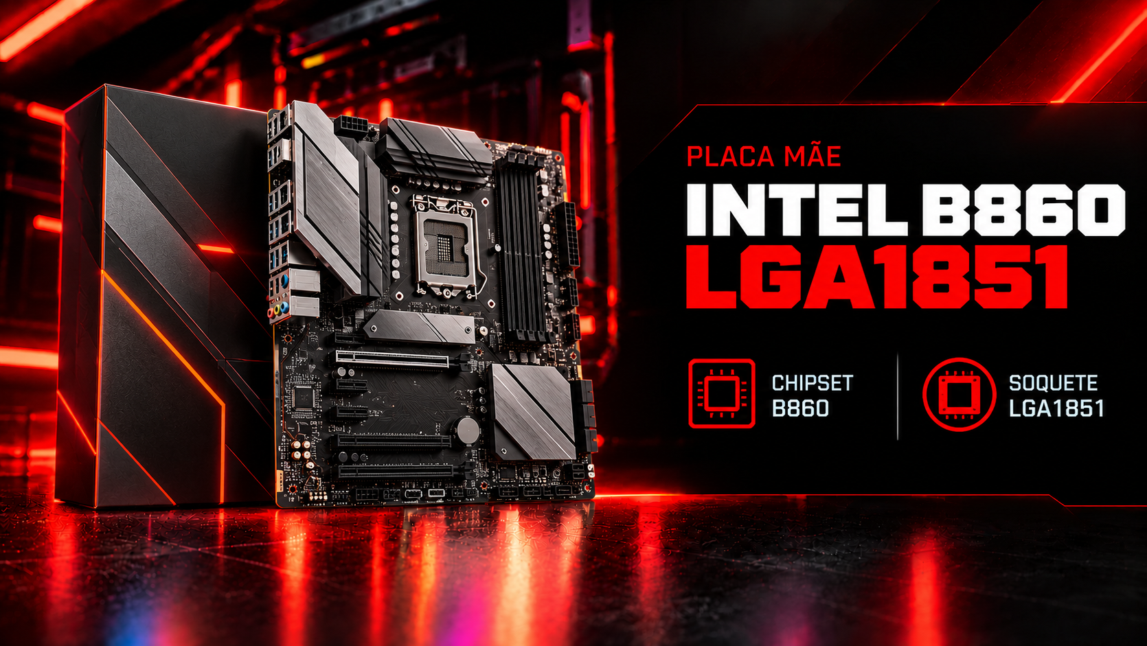 Placa-mãe Intel B860 LGA1851