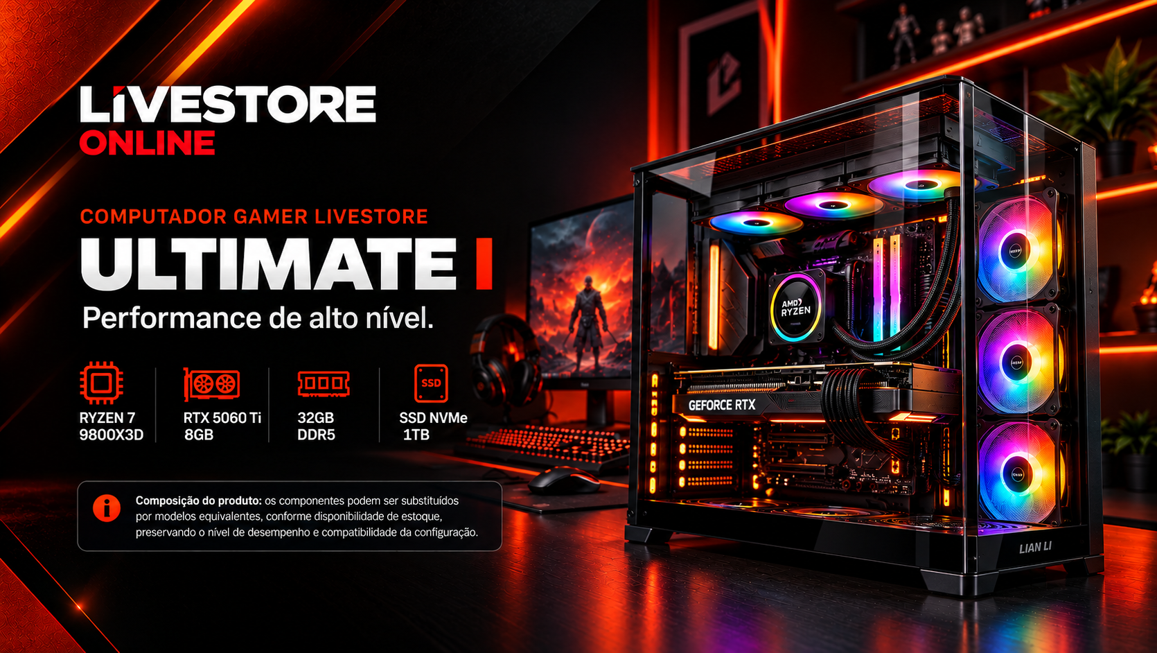 Computador Gamer Livestore Ultimate I