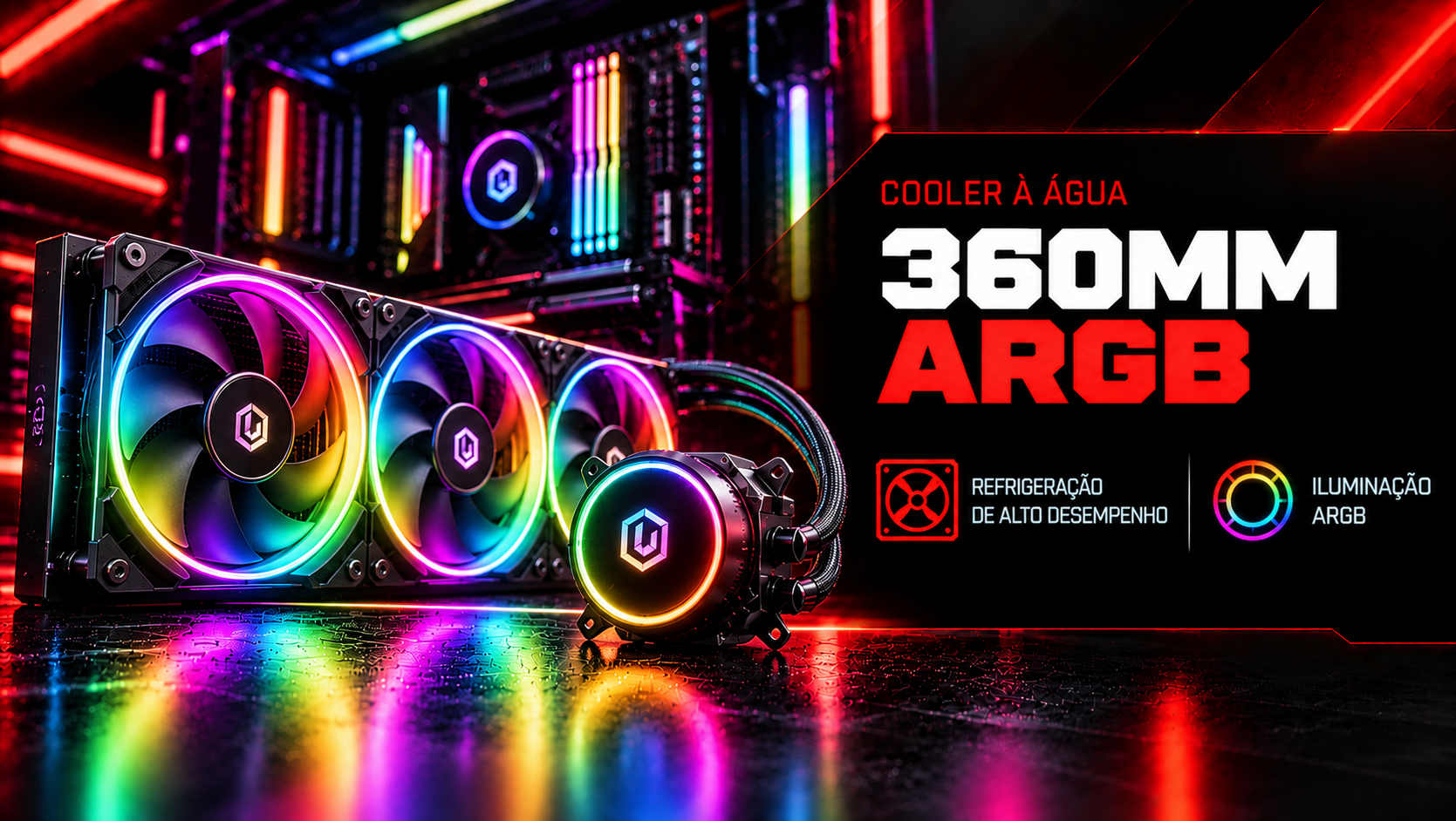 Cooler a Água 360mm ARGB