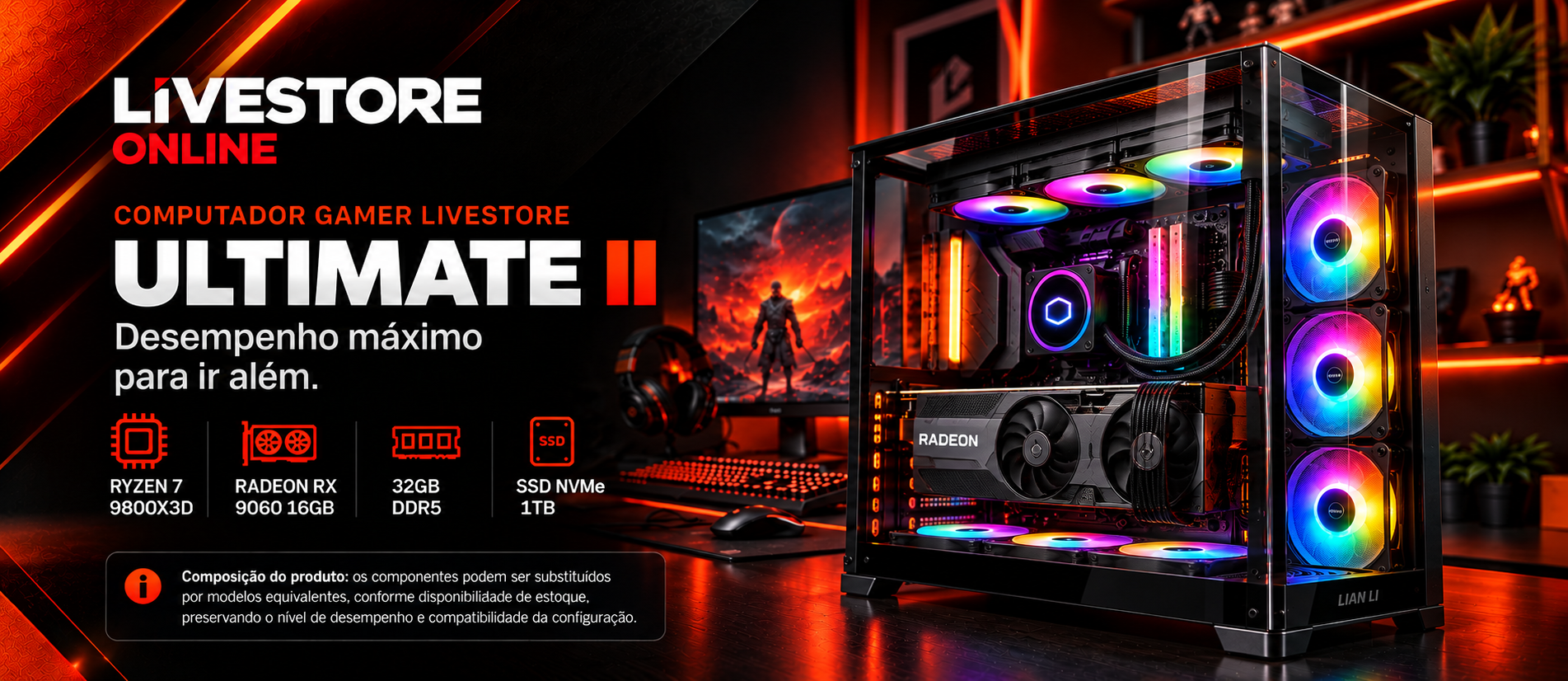 Computador Gamer Livestore Ultimate II