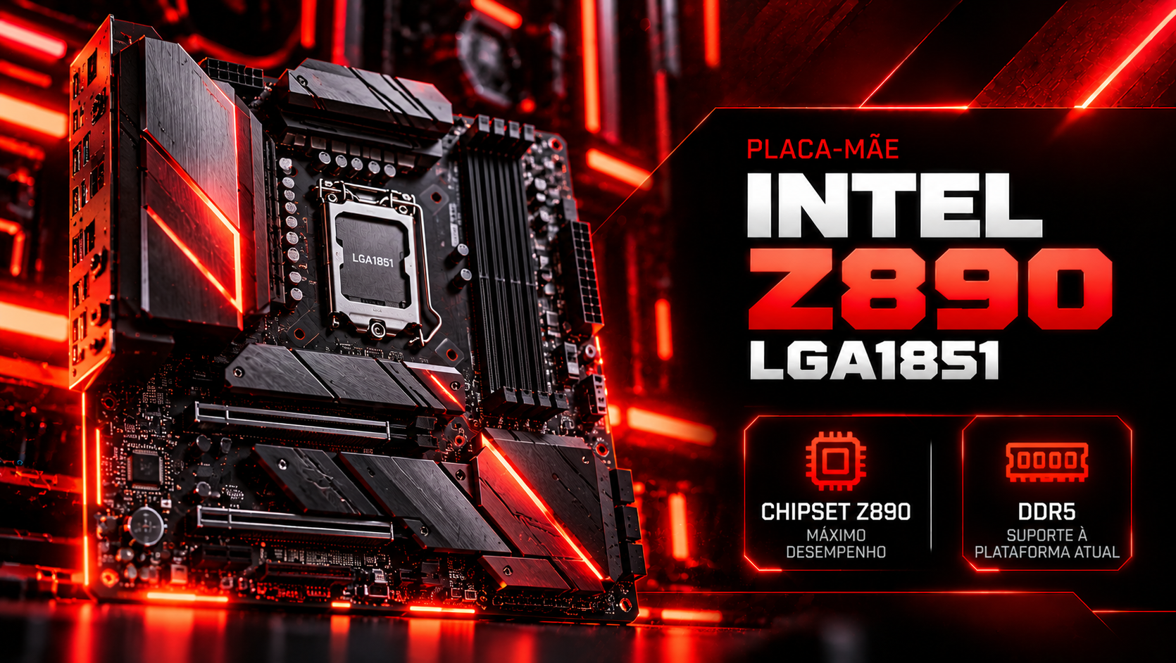 Placa-mãe Intel Z890 LGA1851