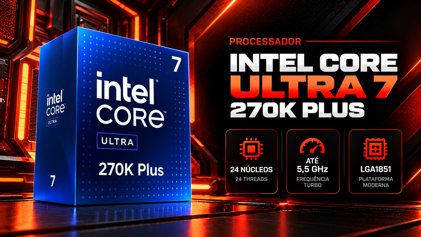 Processador Intel Core Ultra 7 270K Plus