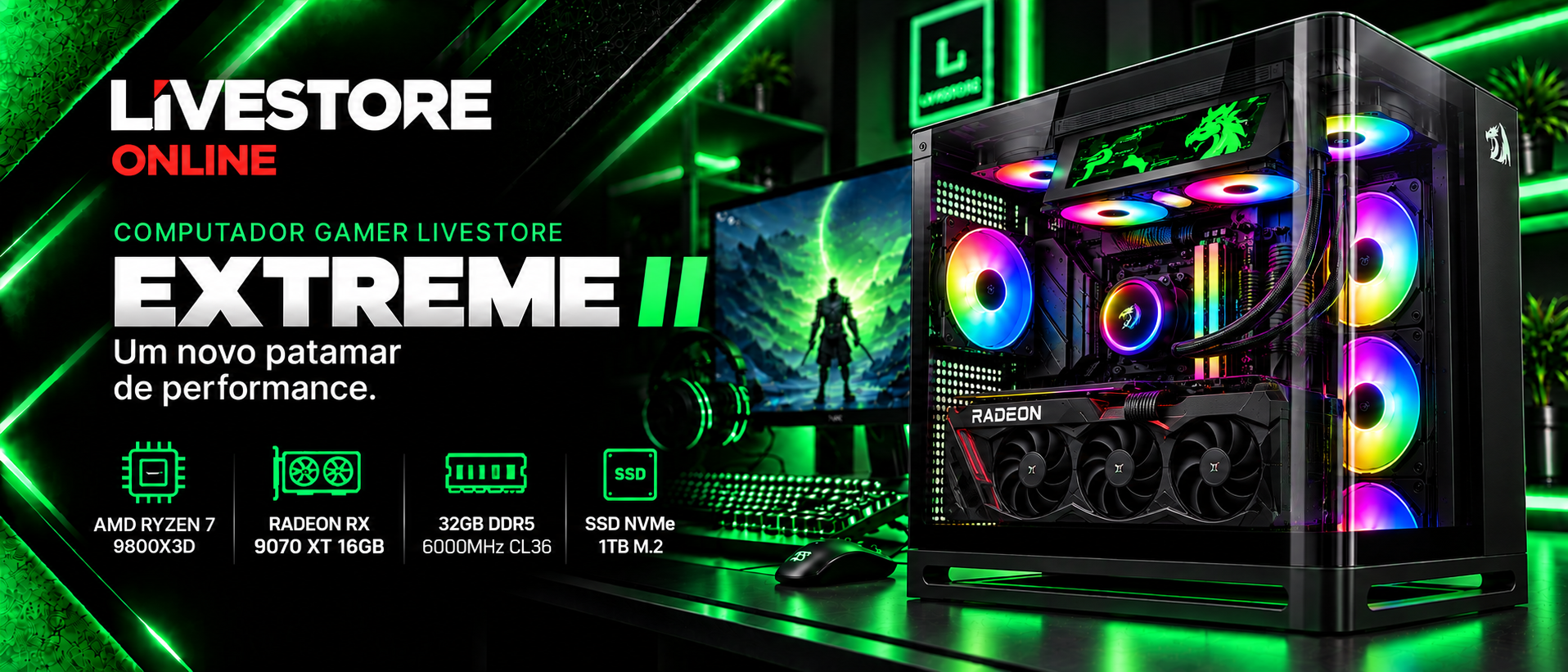 Computador Gamer Livestore Extreme II