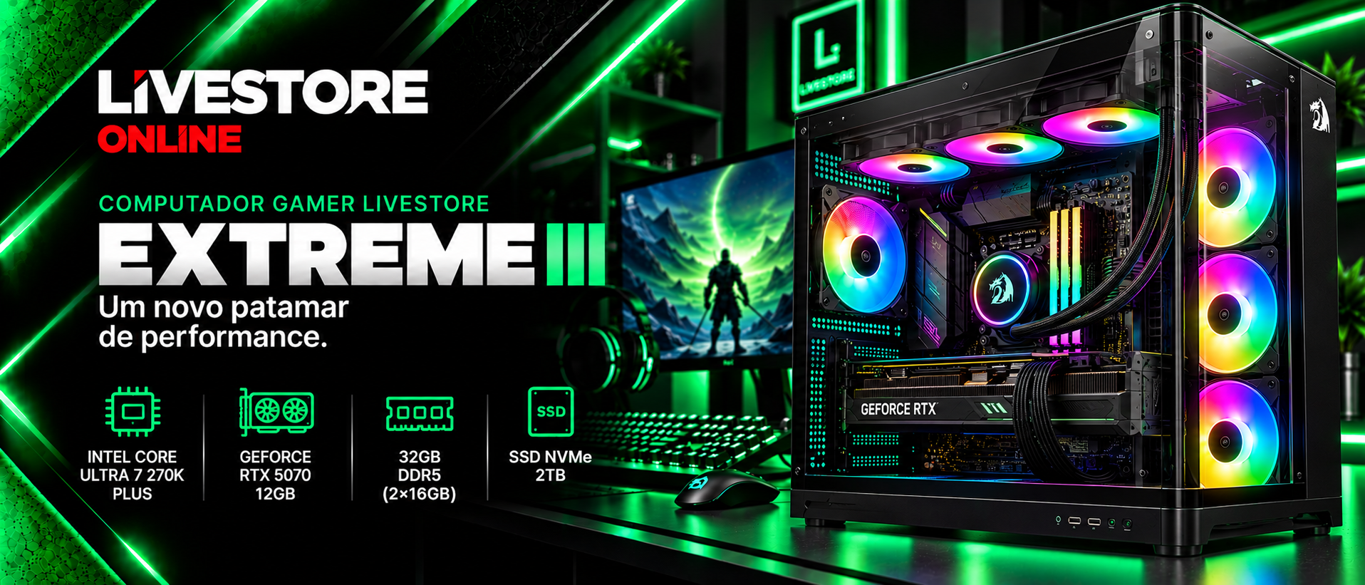Computador Gamer Livestore Extreme III