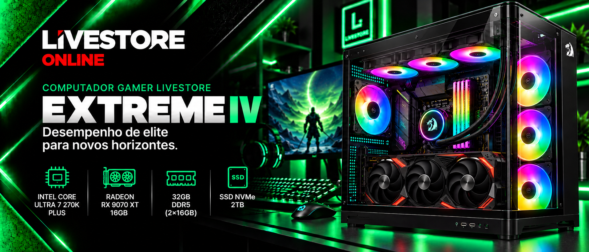 Computador Gamer Livestore Extreme IV