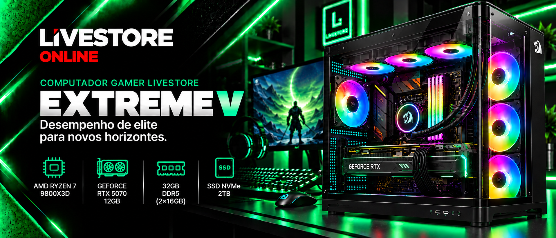 Computador Gamer Livestore Extreme V
