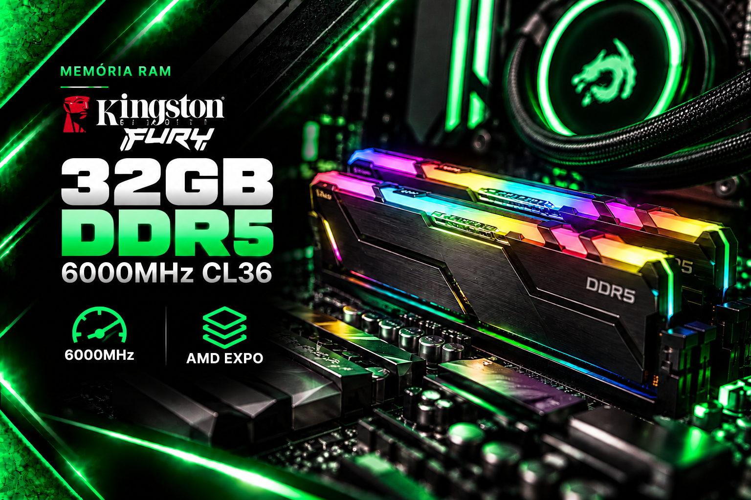 32GB DDR5 6000MHz CL36 AMD EXPO