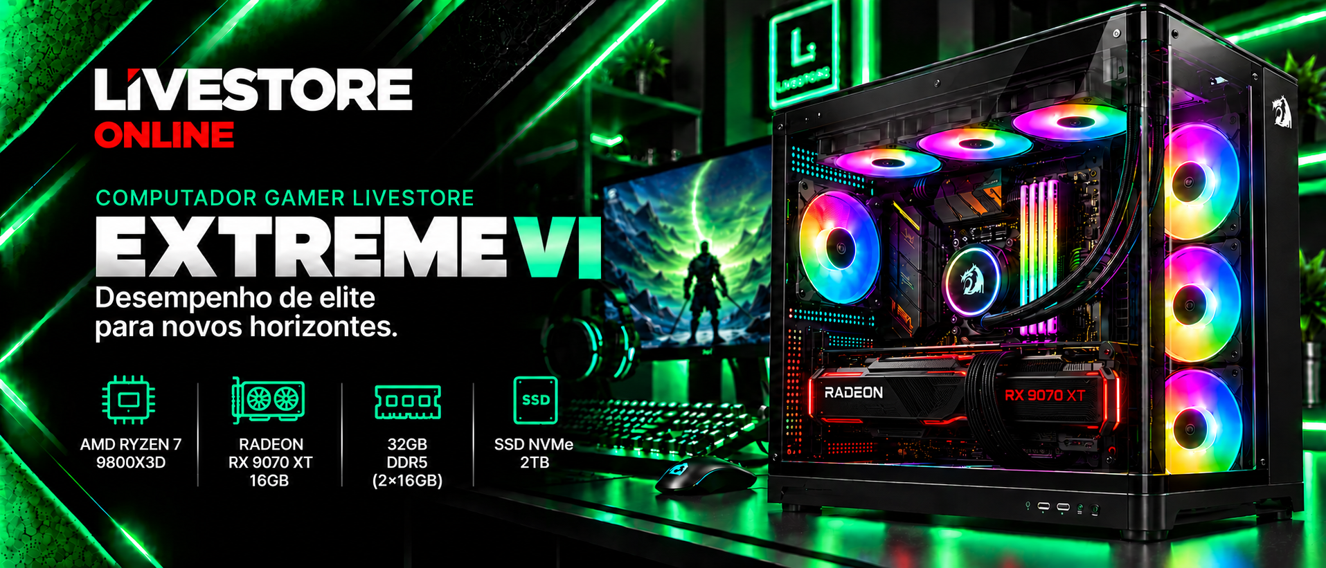 Computador Gamer Livestore Extreme VI