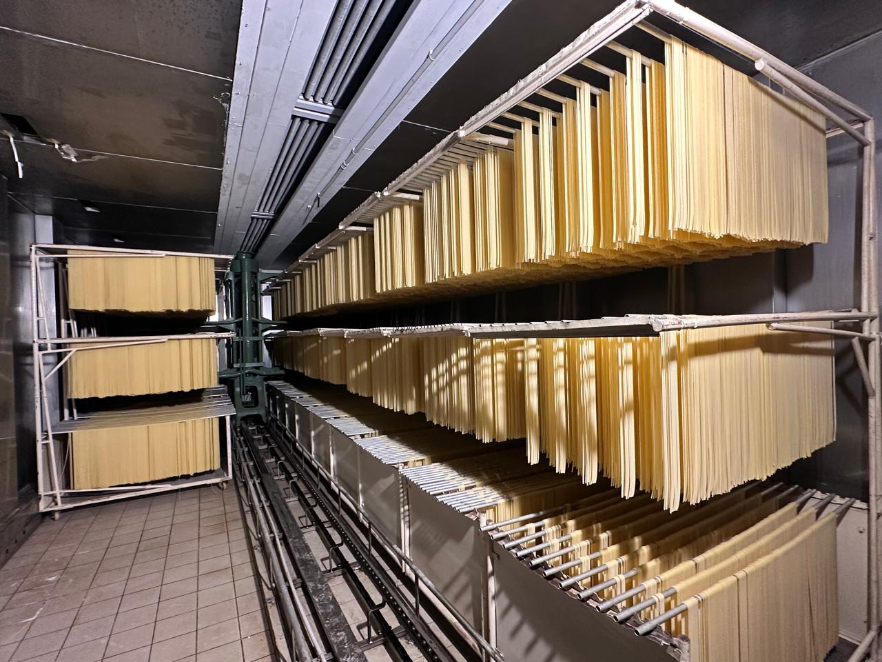 Secado artesanal de la pasta