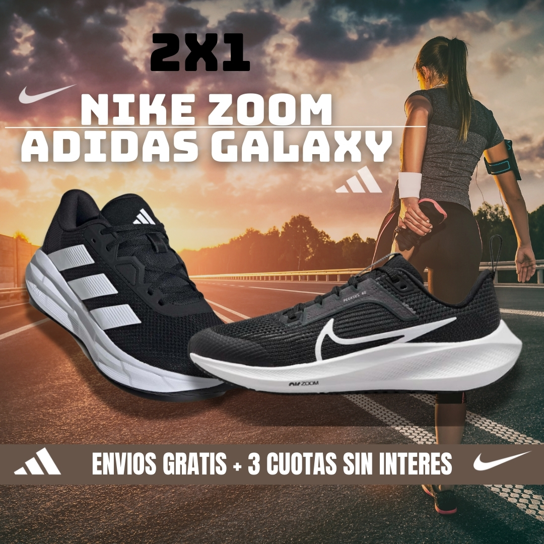 Zapatillas Adidas Galaxy Oferta Nike 2x1 OFERTA 2X1 Adidas Galaxy