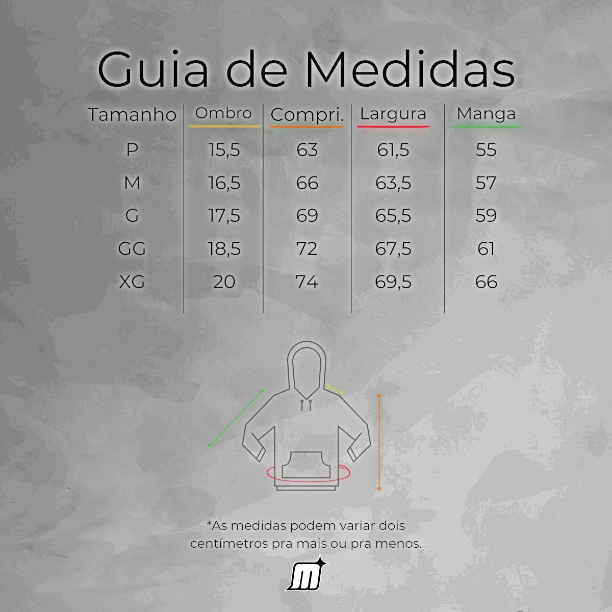 Guia moletom canguru