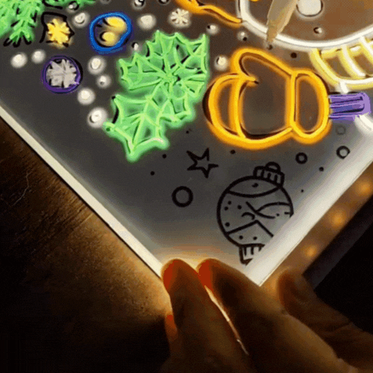 Pizarra Magic Glow Led 3D - Comprar en Didáctico