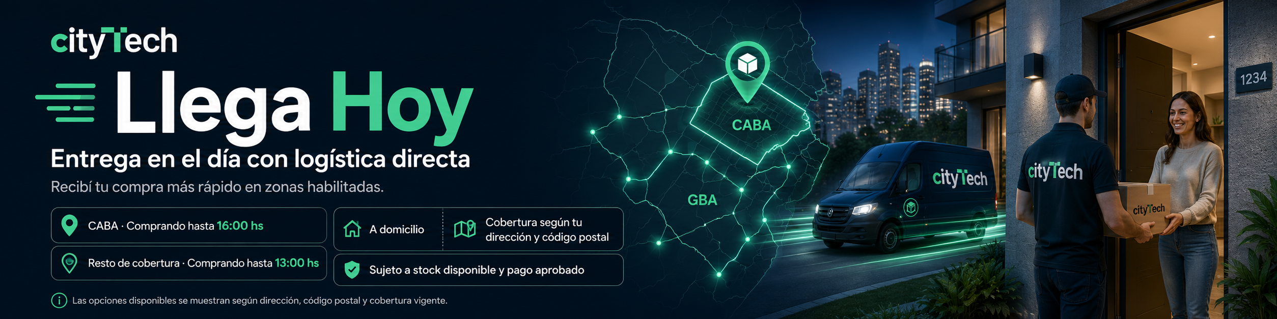 Envíos y entrega CityTech