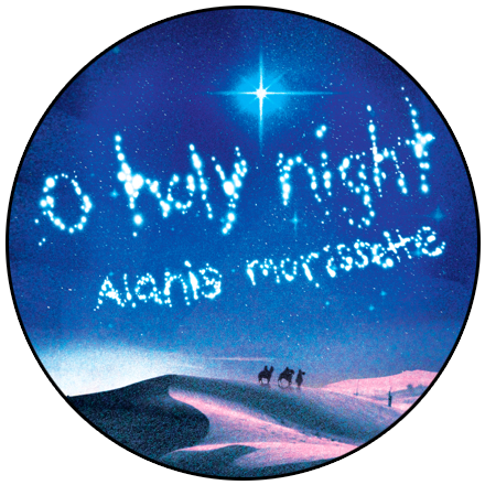 CAPA DO LANÇAMENTO DE ALANIS MORISSETTEE PARA HOLY NIGHT NO NATAL