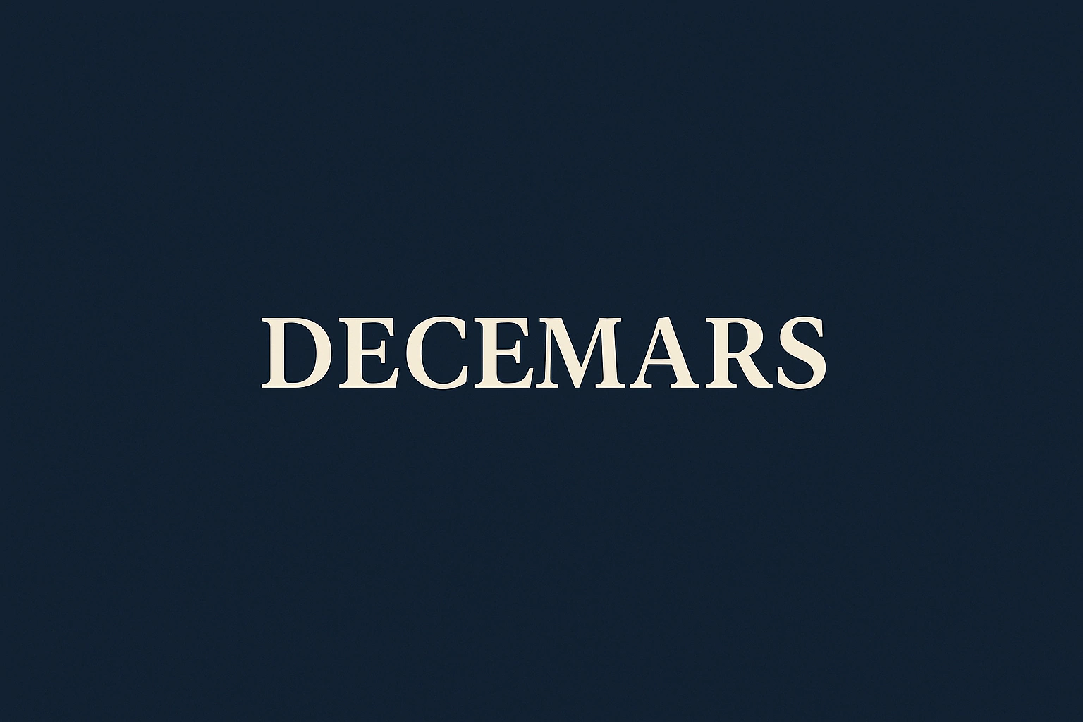 Banner da categoria DECEMARS
