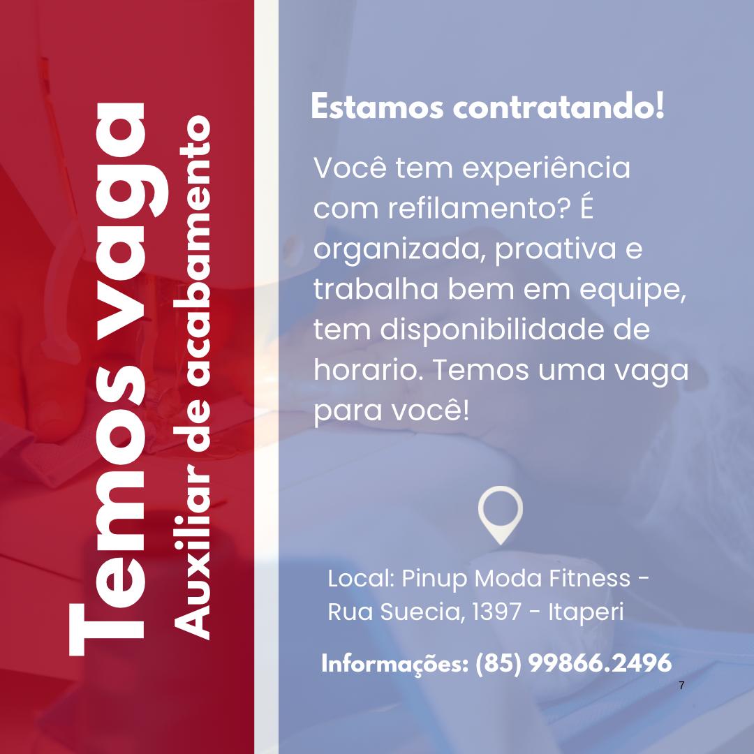 Auxiliara de acabamento