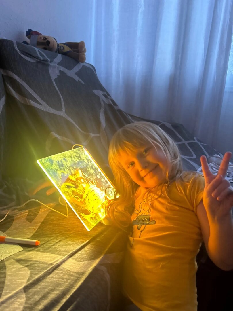 Pizarra LED mágica