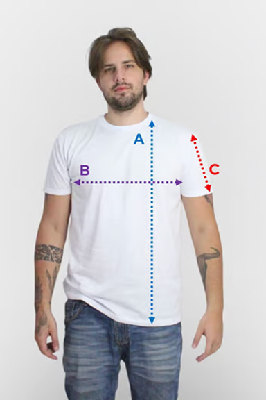 tabela de medidas camiseta padrao
