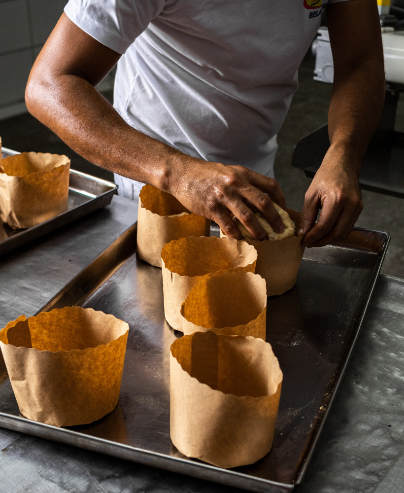 processo de fabrição dos panetones atacado
