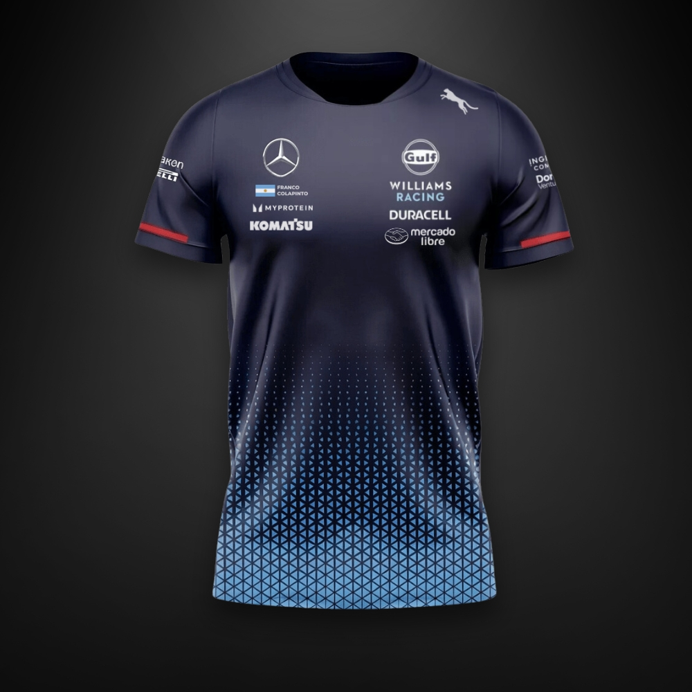 Camiseta Franco Colapinto Azul Talle M Unisex