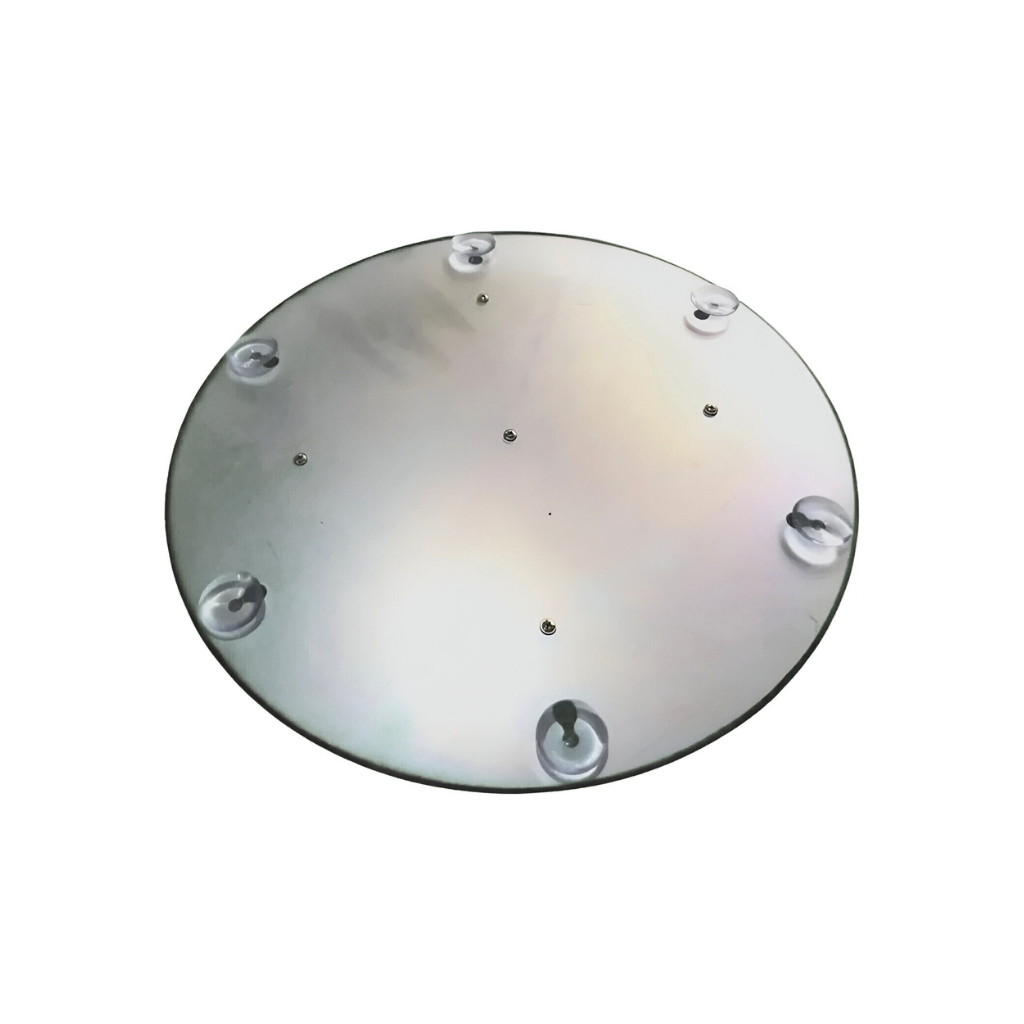 Ventosas do Suporte Kitcão com Pedestal Preto e Haste de 1 Metro