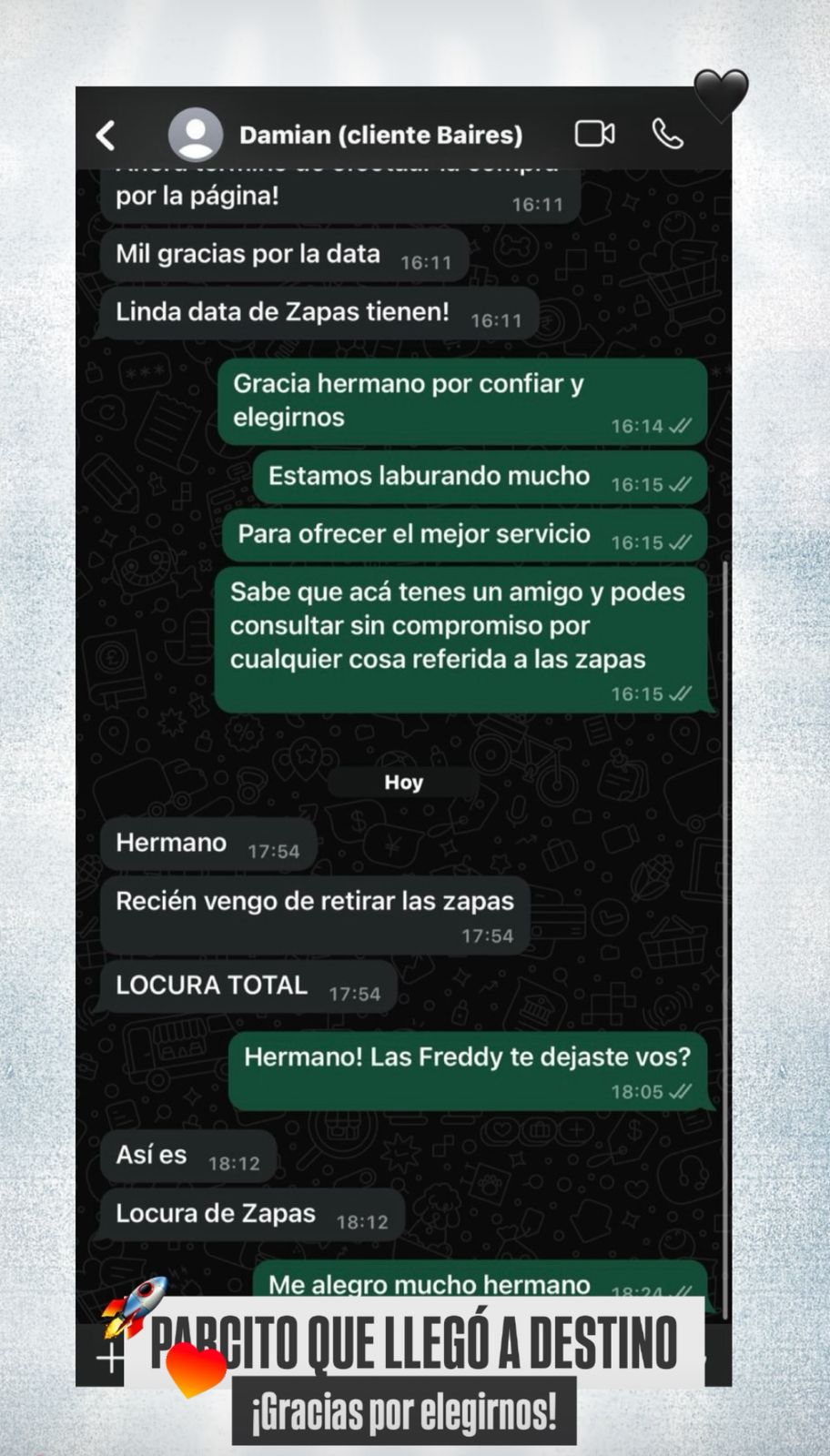 Conversación WhatsApp