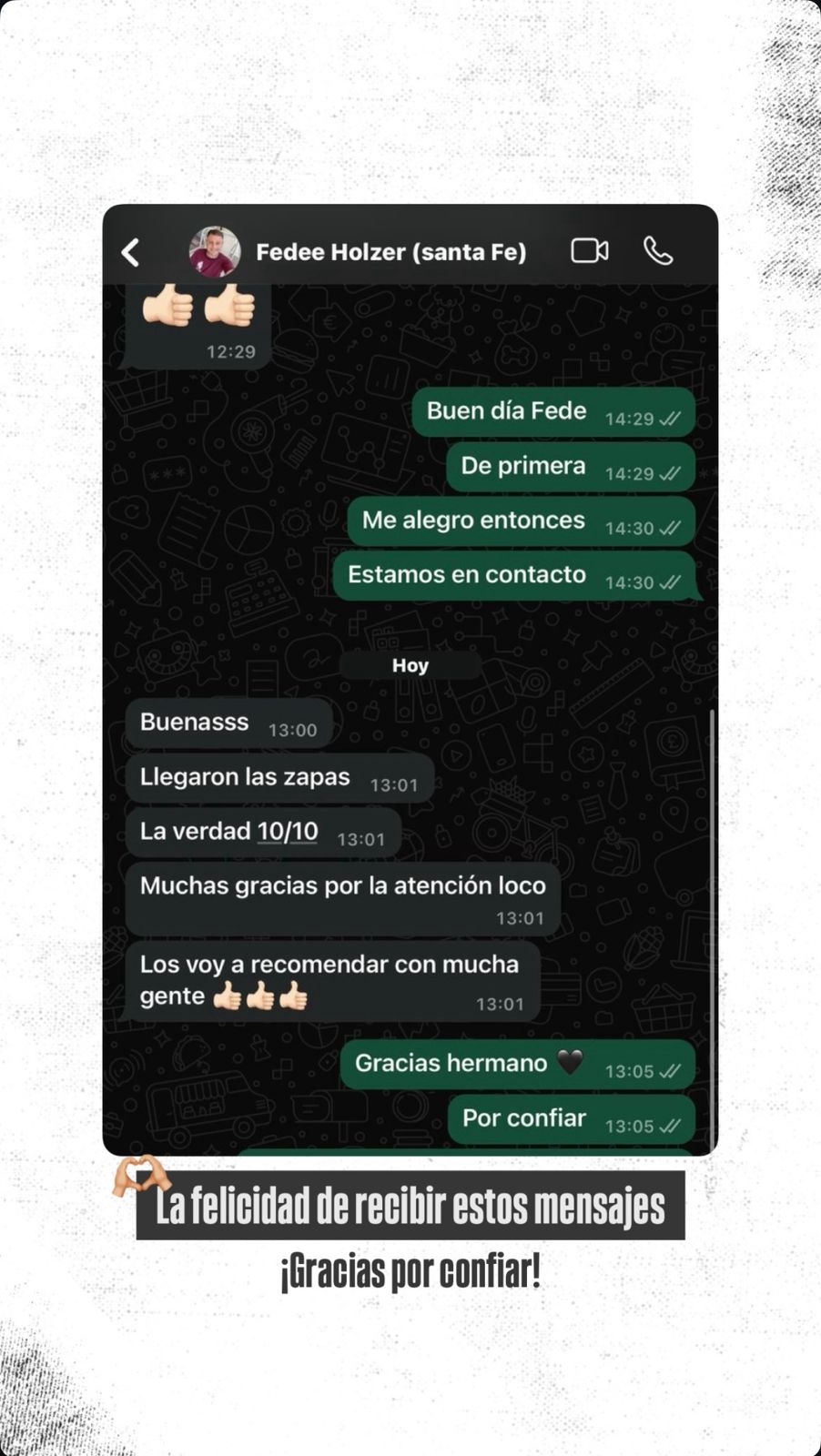 Mensaje cliente