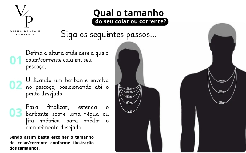 Guia tamanho colar