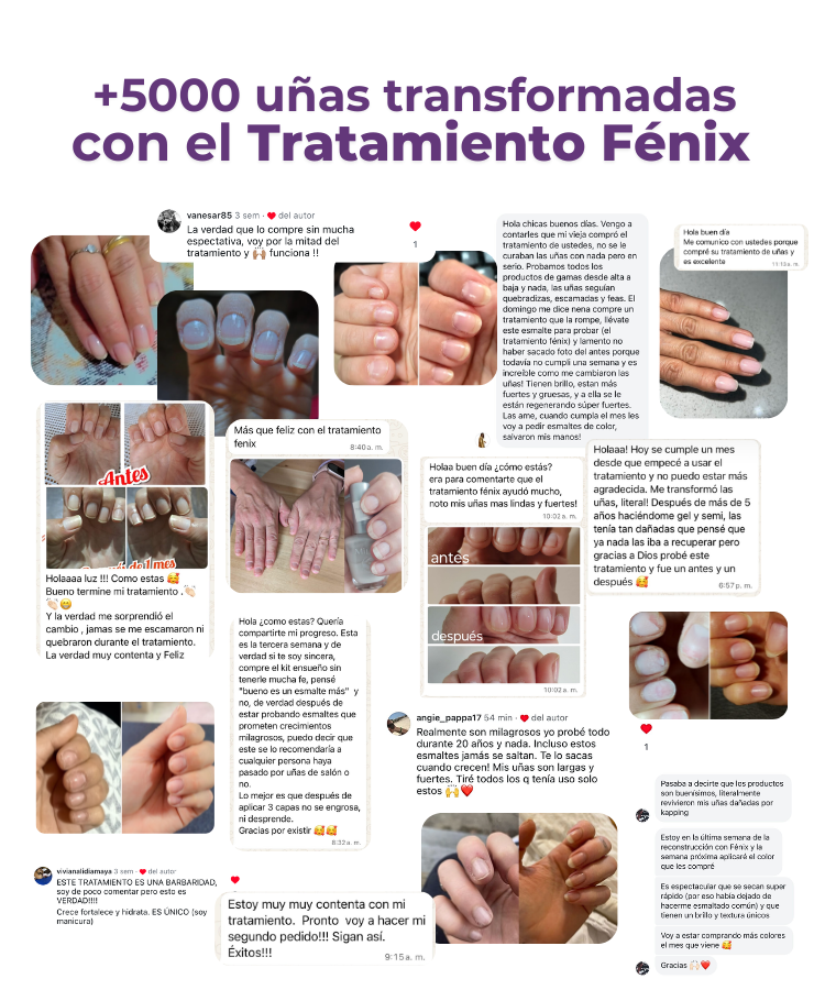 Tratamiento Fortalecedor y Reparador para Uñas Débiles y Dañadas