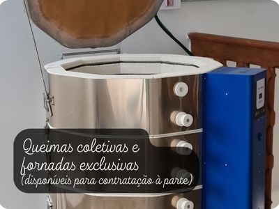 Forno elétrico de alta temperatura do ateliê Shoyu Crafts