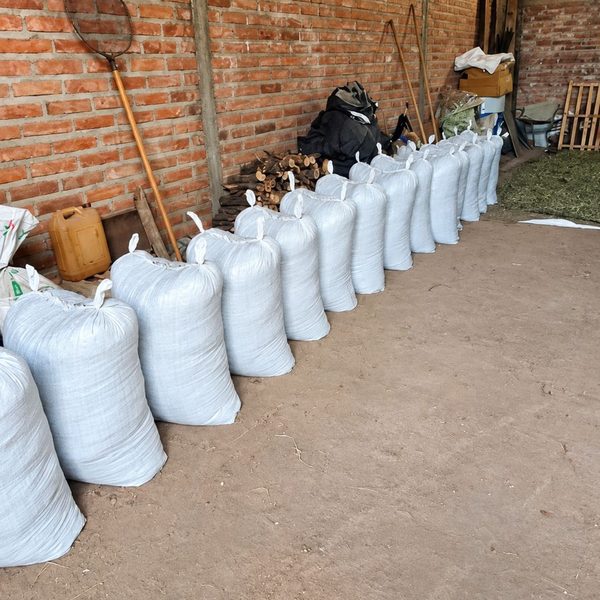 Materia prima embolsada en origen