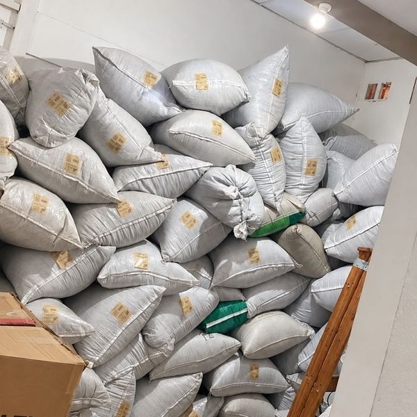 Stock de materia prima en nuestro depósito
