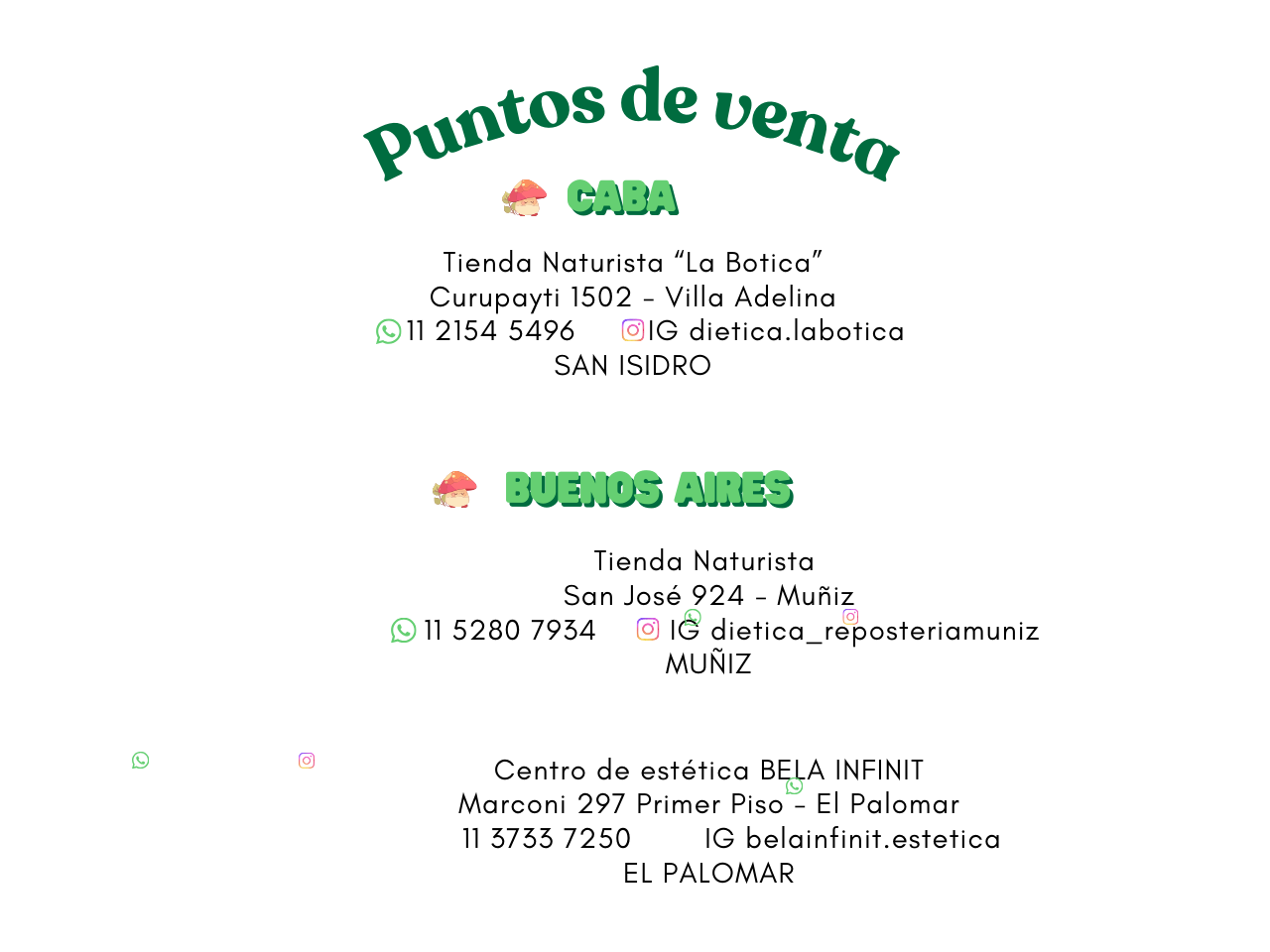 Puntos de venta 1 adaptogenos