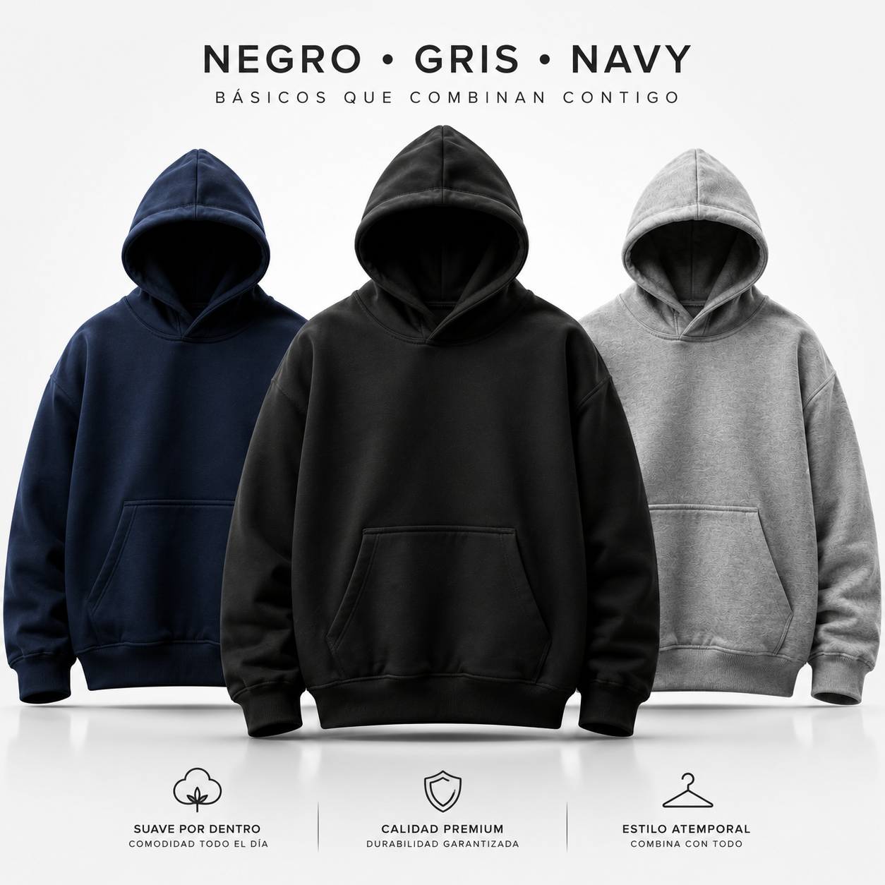 Hoodie BISNES Pack x3