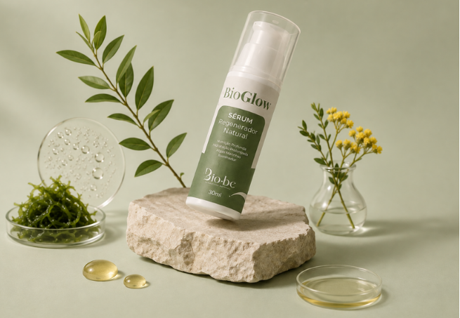 BioGlow em composi&ccedil;&atilde;o bot&acirc;nica