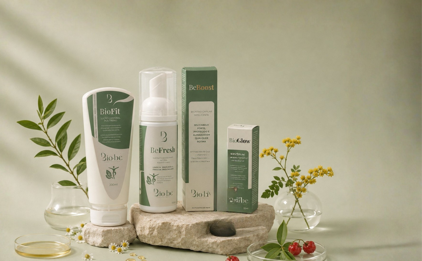 Kit Ritmo Completo com BioGlow, BeBoost, BeFresh e BioFit