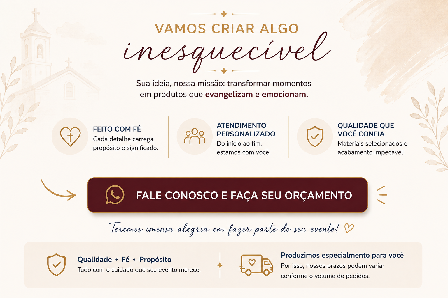 Fale conosco e solicite seu orçamento