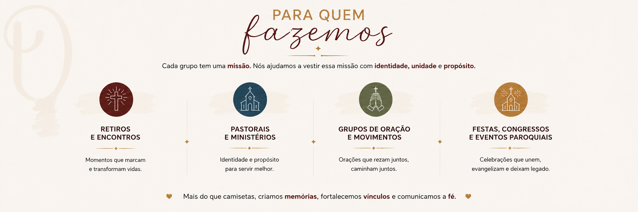 Para quem fazemos
