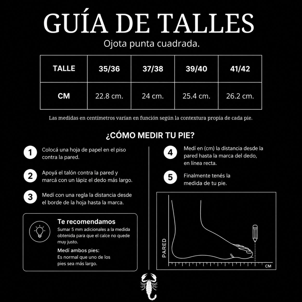 OJOTA CUADRADA