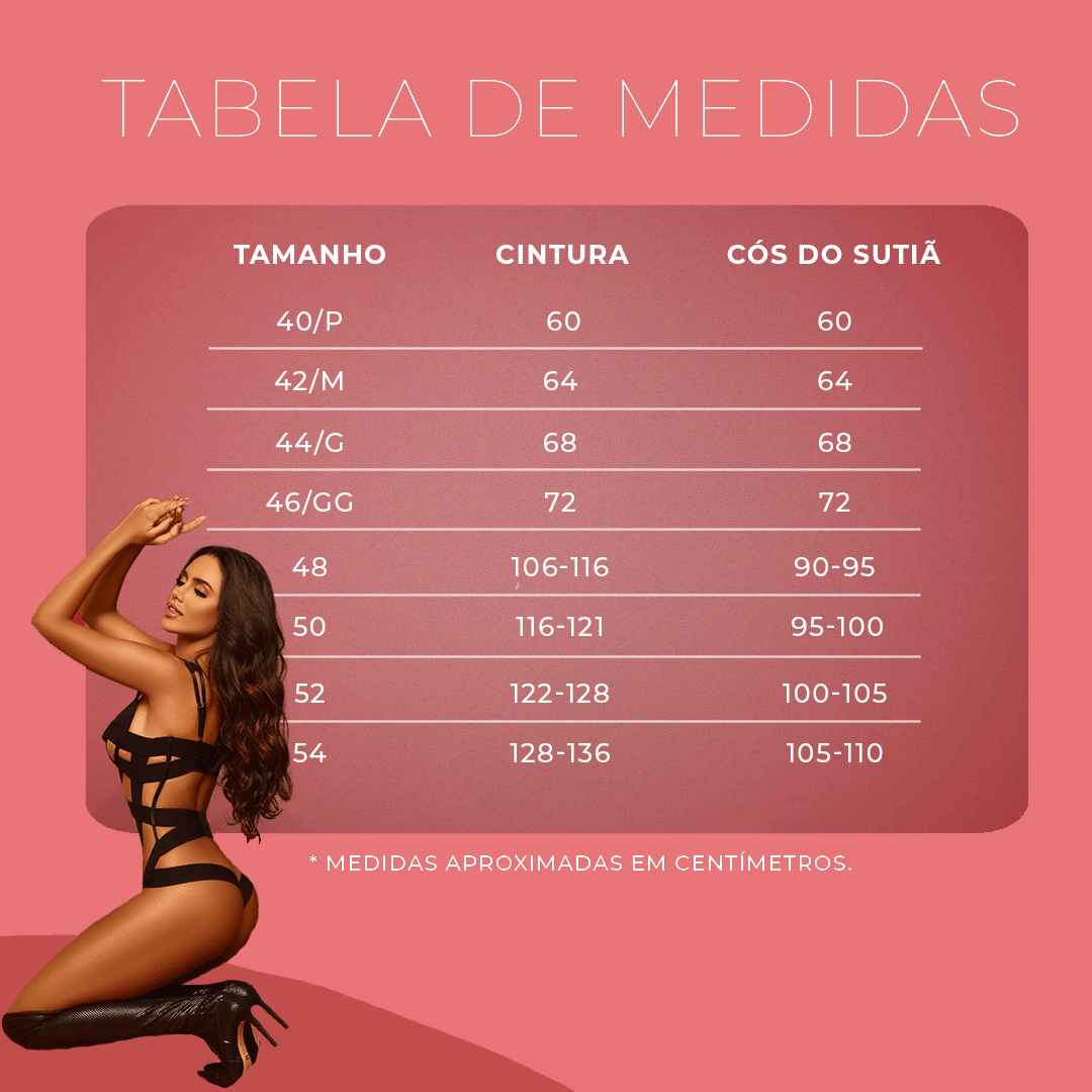 tabela de medidas