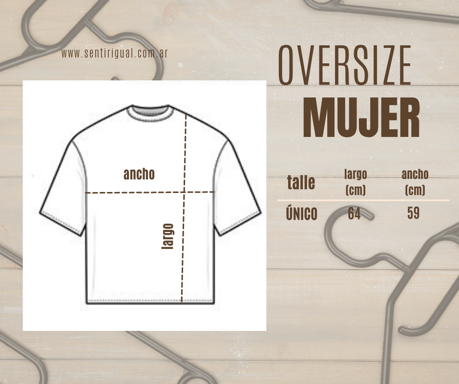 LÍNEA OVERSIZE MUJER