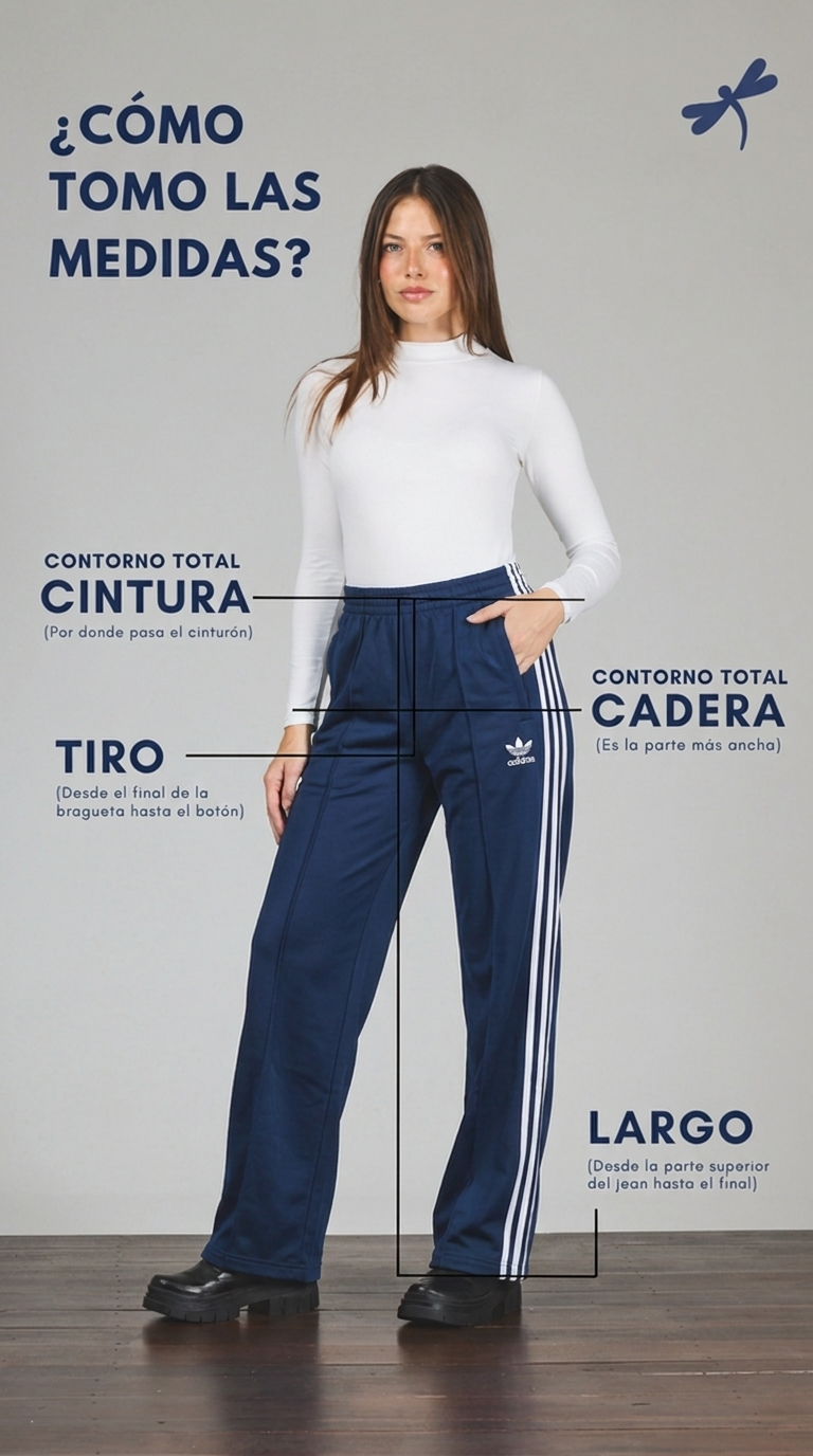 Guía de talles del pantalón