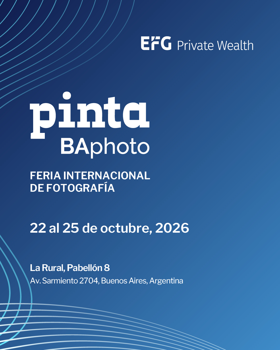 Pinta BAphoto 2026. Feria Internacional de Fotografía, 22 al 25 de octubre, La Rural, Buenos Aires
